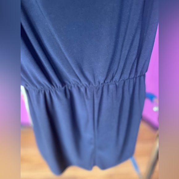 Cheryl Kids navy romper with a red and white stripe down side. size 10 EUC - Picture 5 of 5